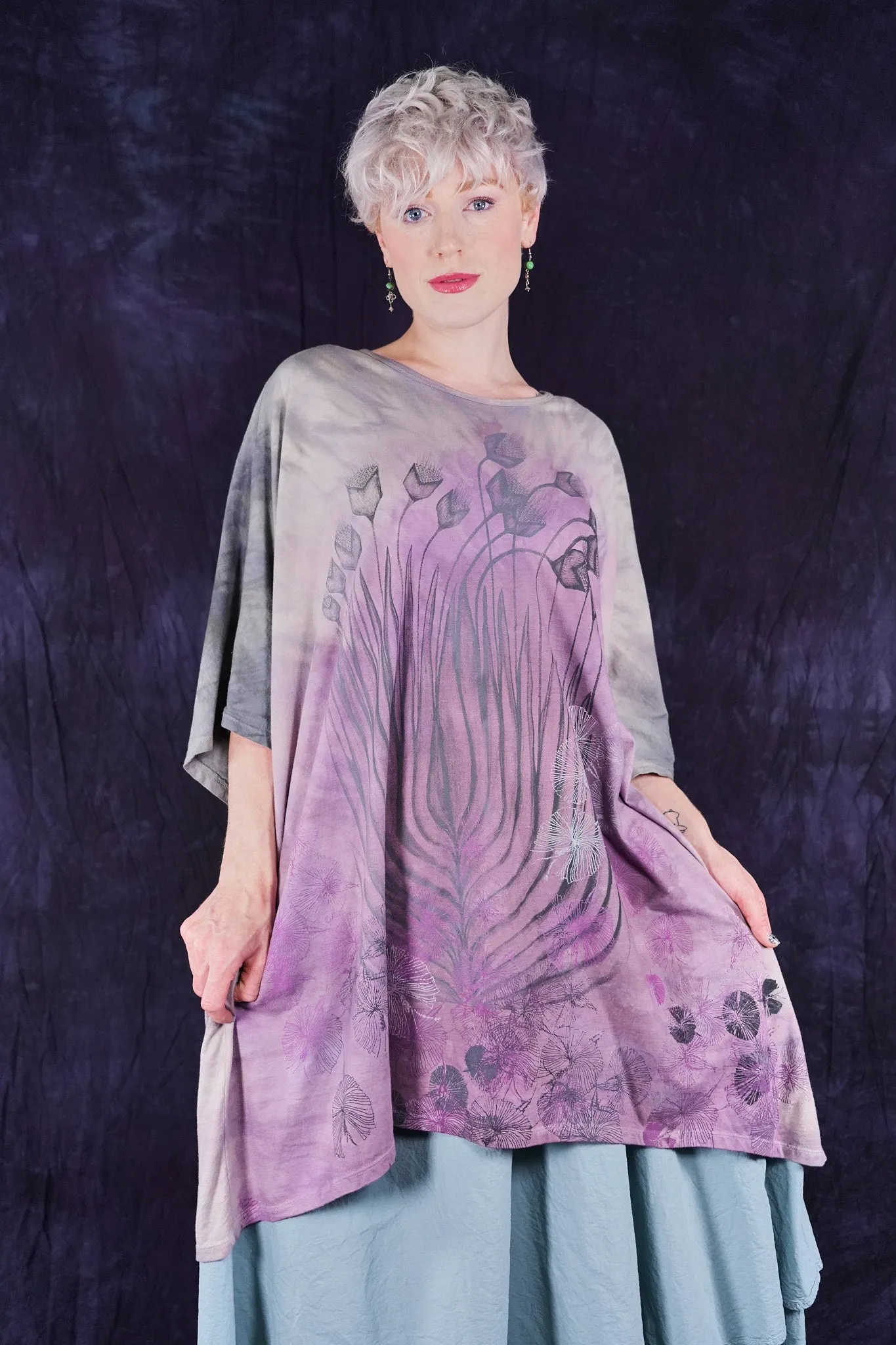 1255HD Art Tee Lilac Bloom