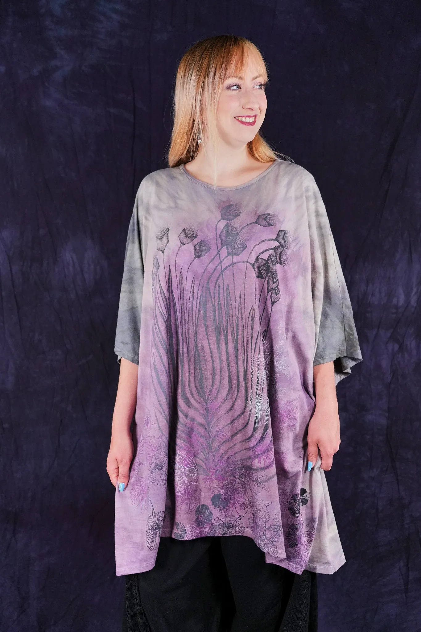 1255HD Art Tee Lilac Bloom
