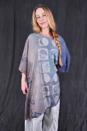 1255HD Art Tee Metal Blue Moon Phases