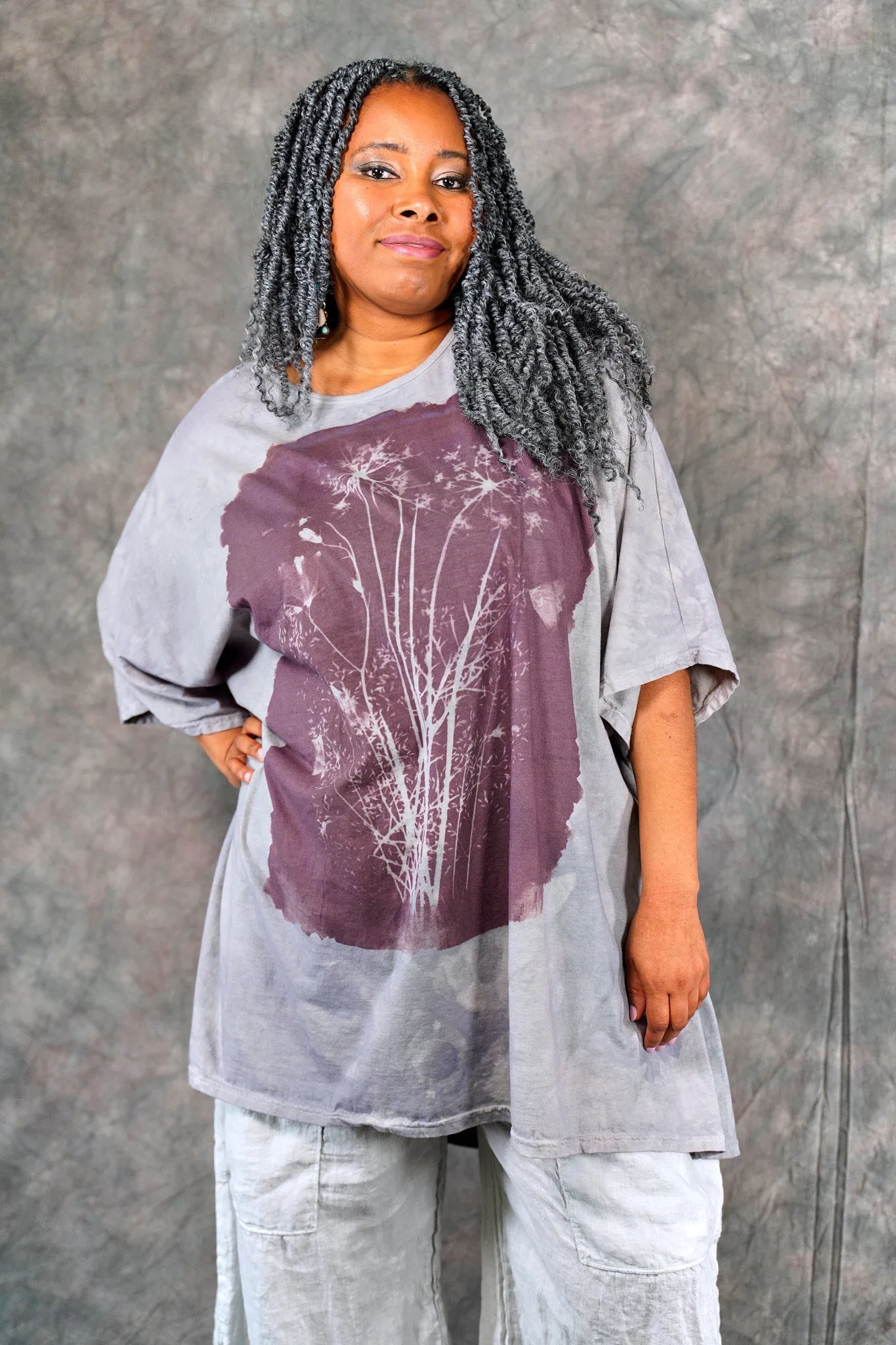 1255HD Art Tee Sun Print Sketch-P