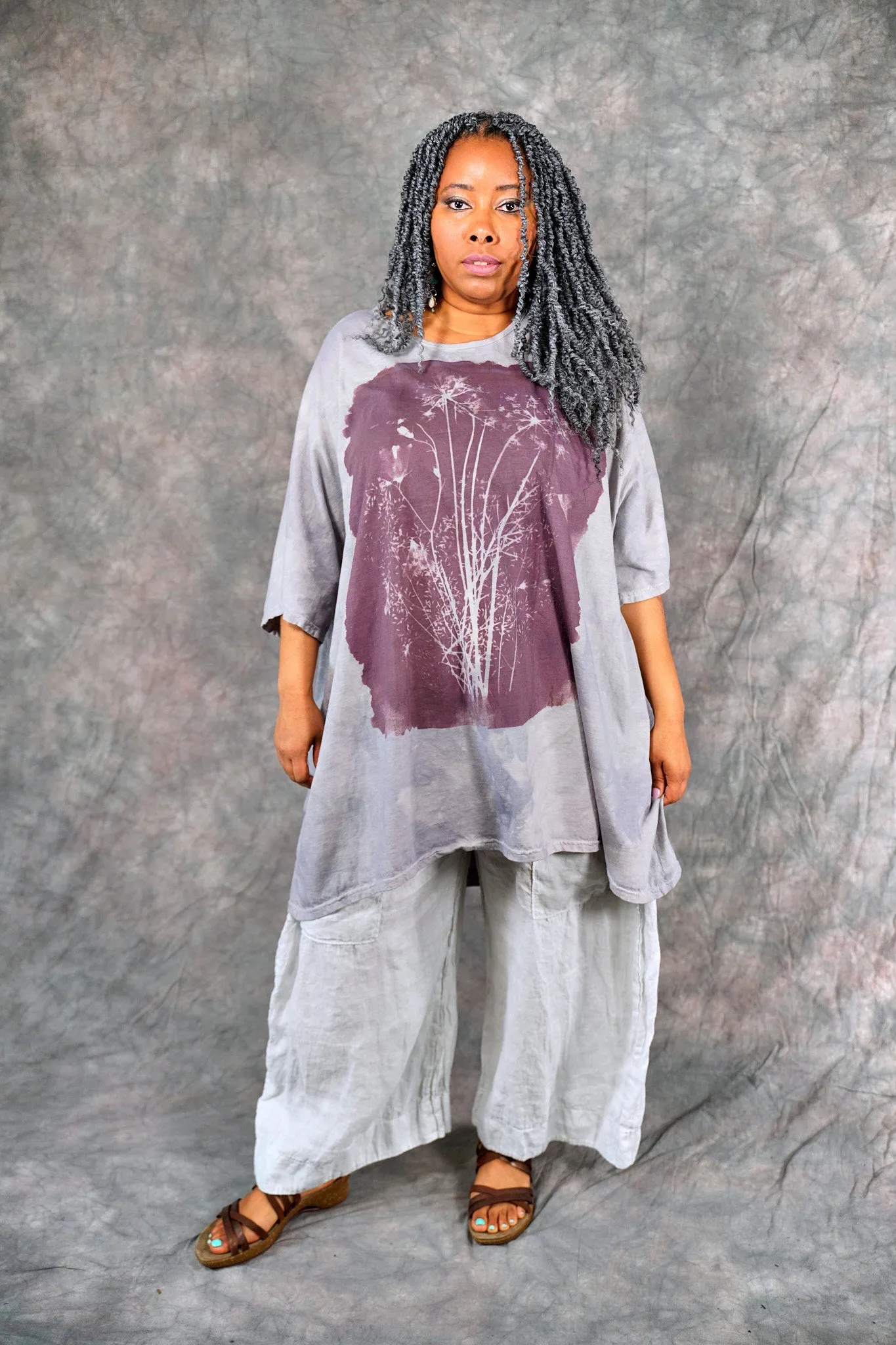 1255HD Art Tee Sun Print Sketch-P