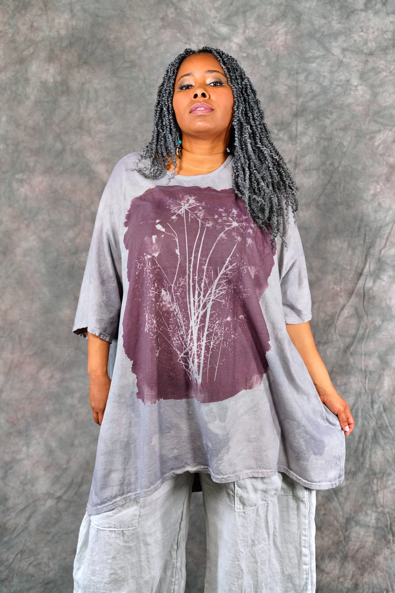 1255HD Art Tee Sun Print Sketch-P
