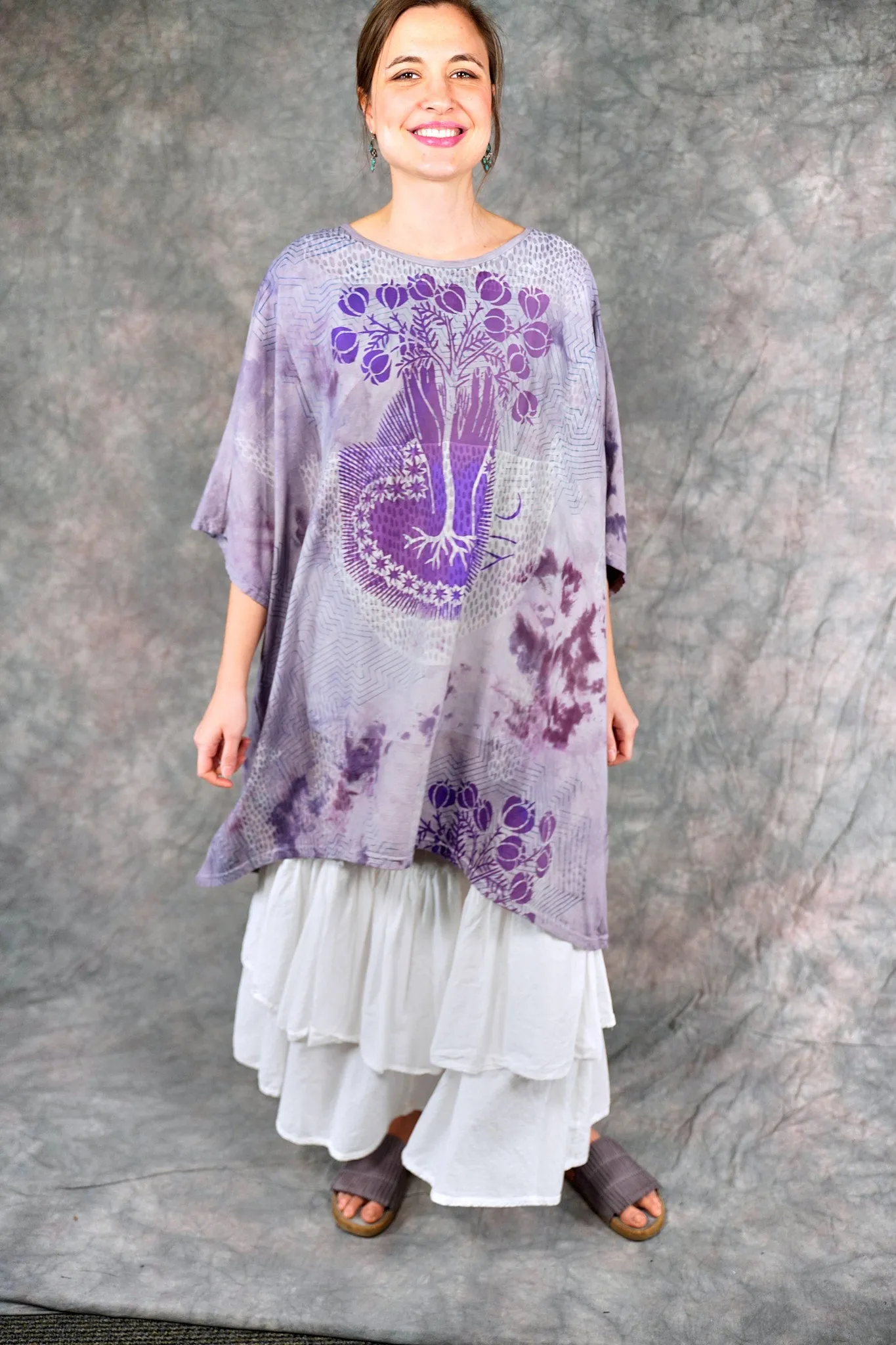 1255HD Art Tee Violet Lavender Sky-P
