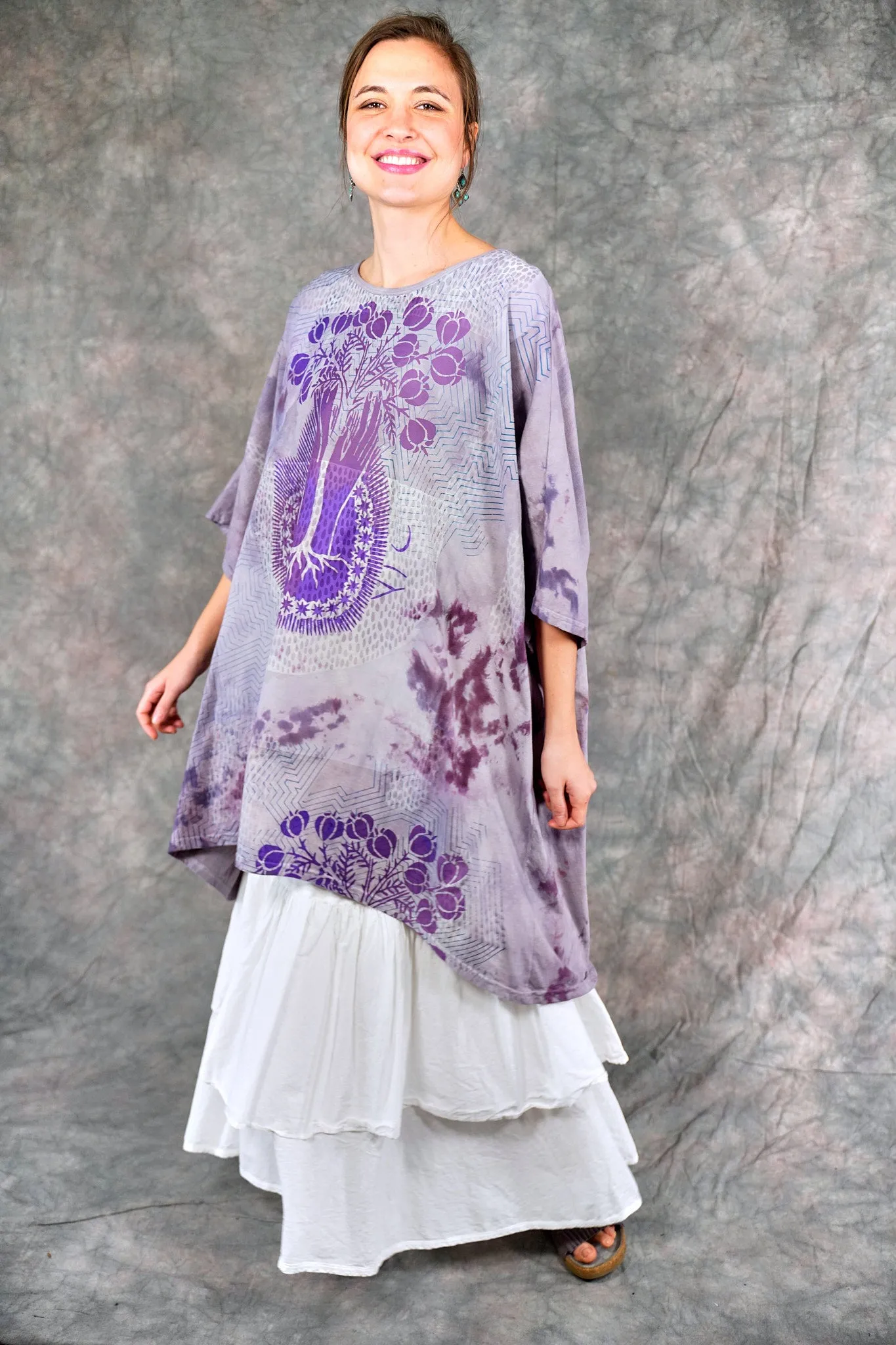 1255HD Art Tee Violet Lavender Sky-P