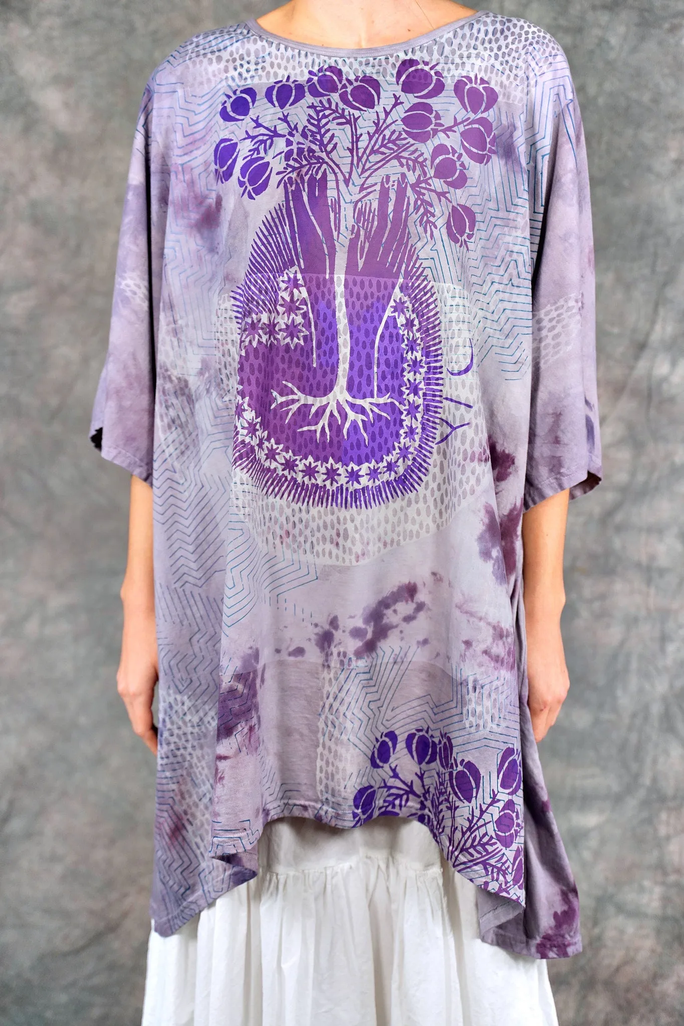 1255HD Art Tee Violet Lavender Sky-P