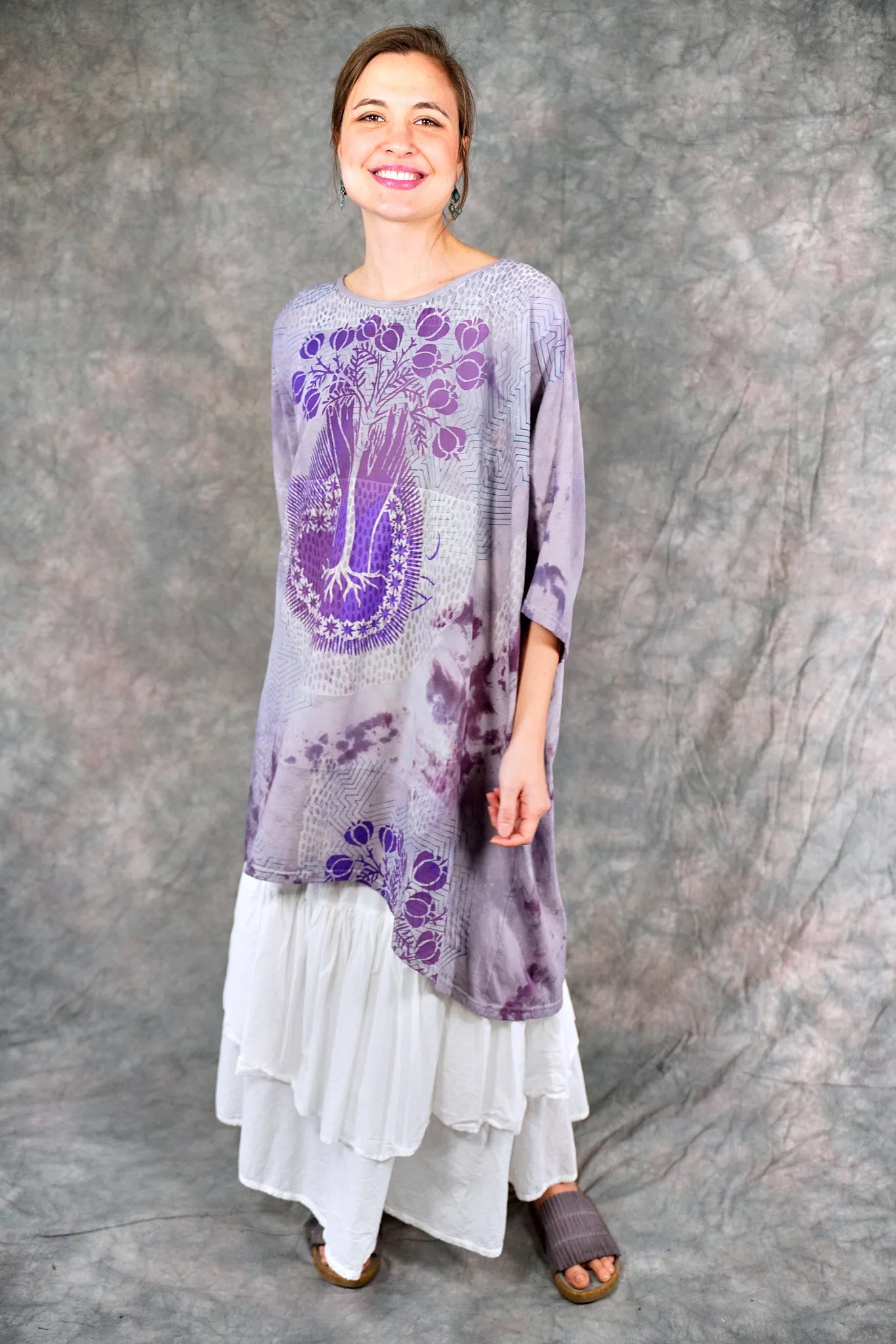 1255HD Art Tee Violet Lavender Sky-P