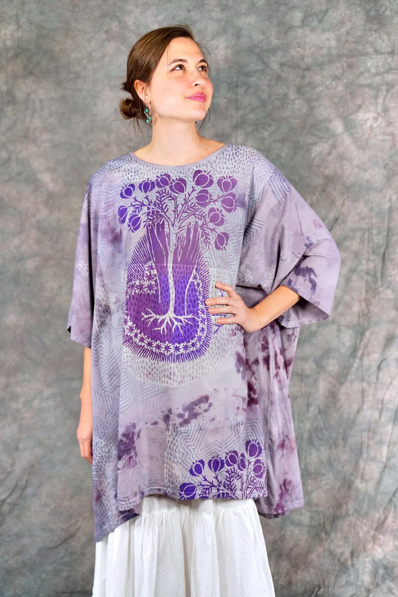 1255HD Art Tee Violet Lavender Sky-P