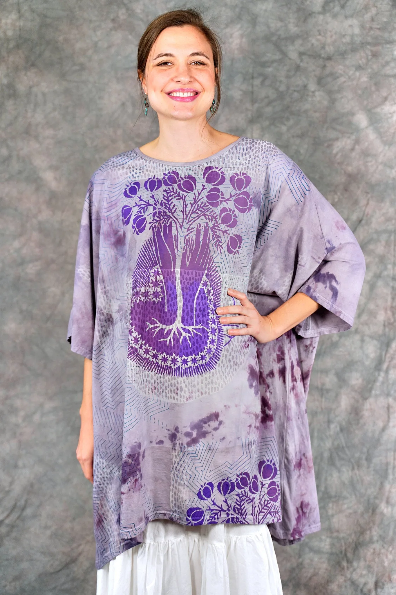 1255HD Art Tee Violet Lavender Sky-P