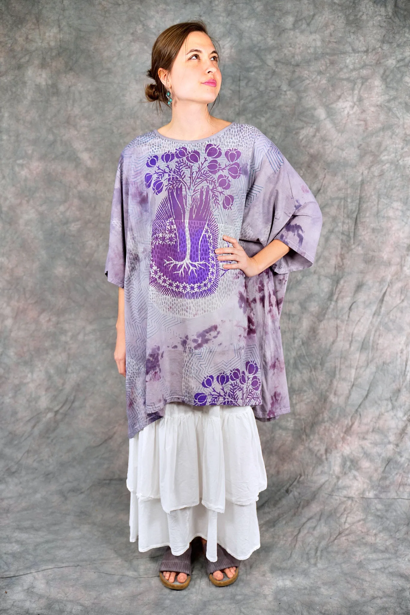 1255HD Art Tee Violet Lavender Sky-P