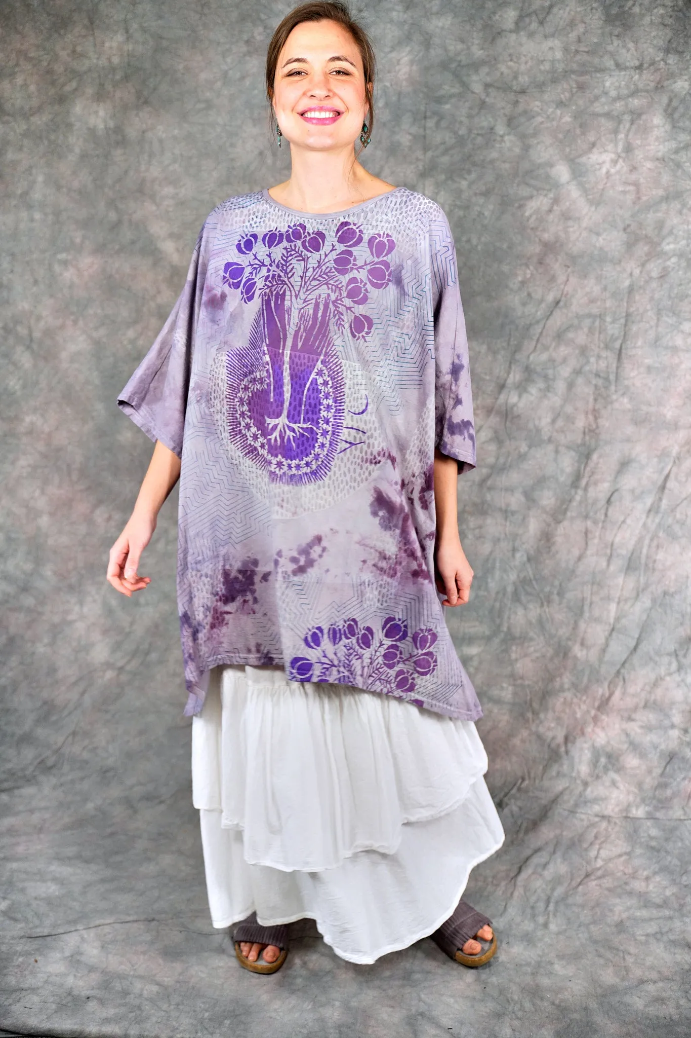 1255HD Art Tee Violet Lavender Sky-P