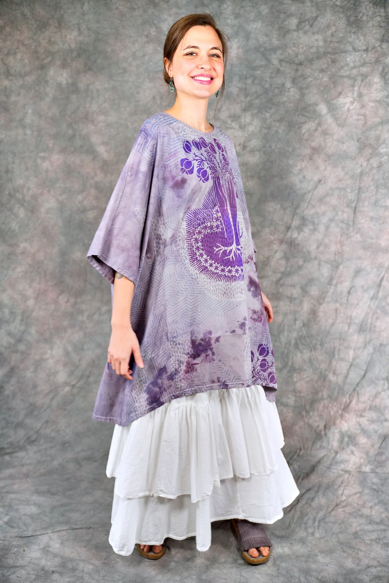 1255HD Art Tee Violet Lavender Sky-P