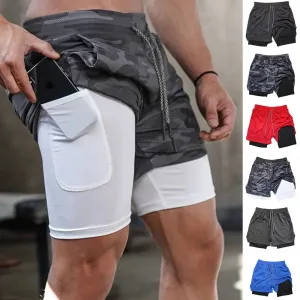 2-in-1 Men's Sportswear Shorts