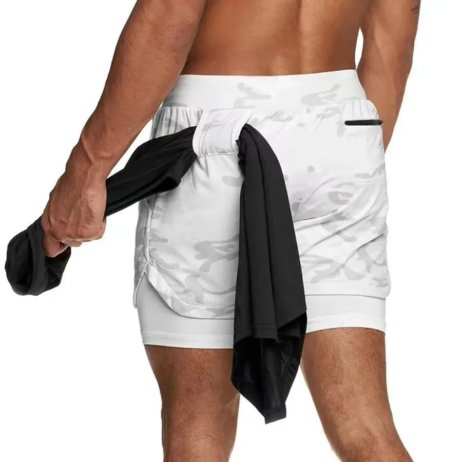 2-in-1 Men's Sportswear Shorts
