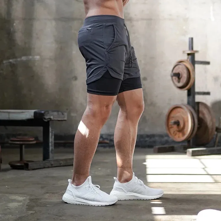 2-in-1 Men's Sportswear Shorts