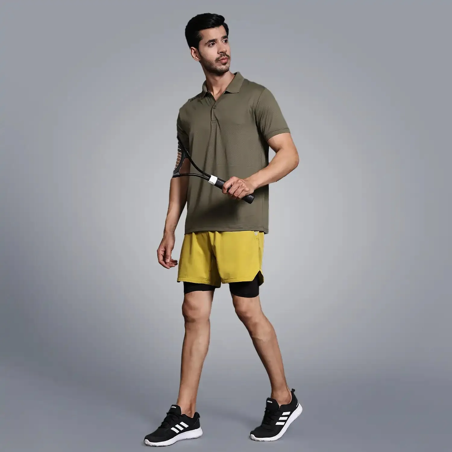 2 In 1 Training Shorts - Men
