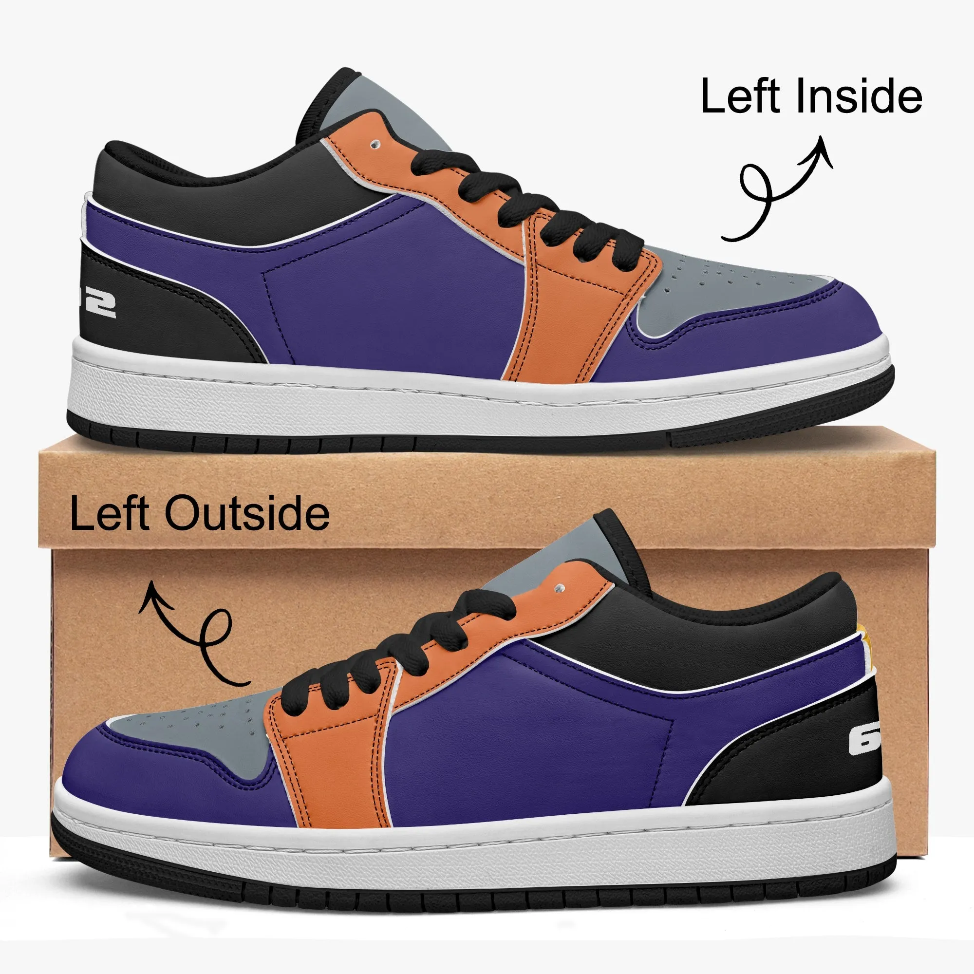 602 Men's Low-Top Leather Basketball Shoes by Niche Era