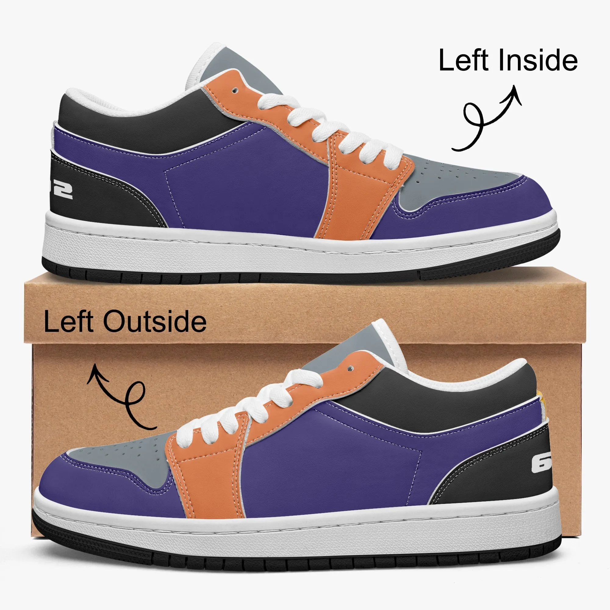 602 Men's Low-Top Leather Basketball Shoes by Niche Era
