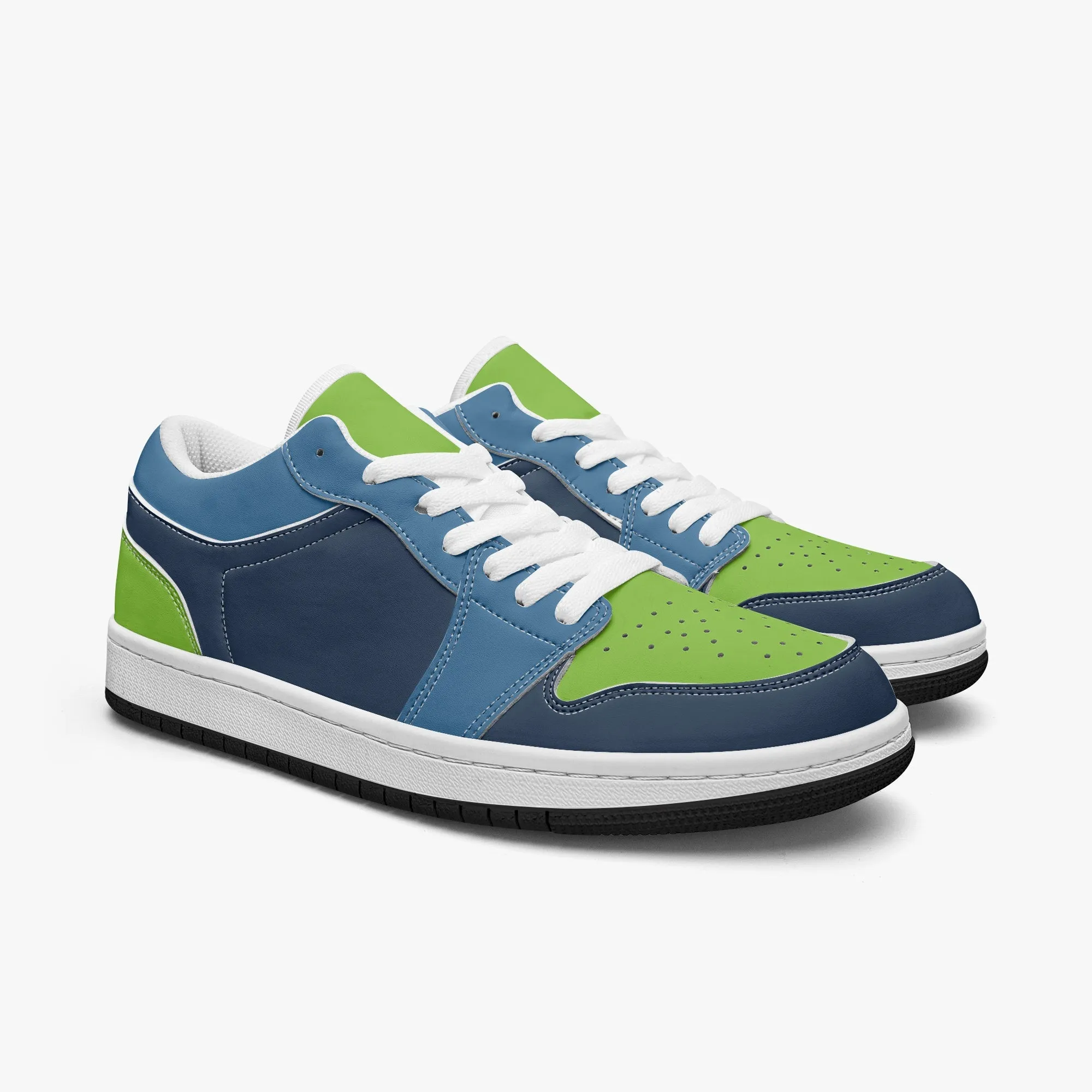 612 Men's Low-Top Leather Basketball Shoes by Niche Era