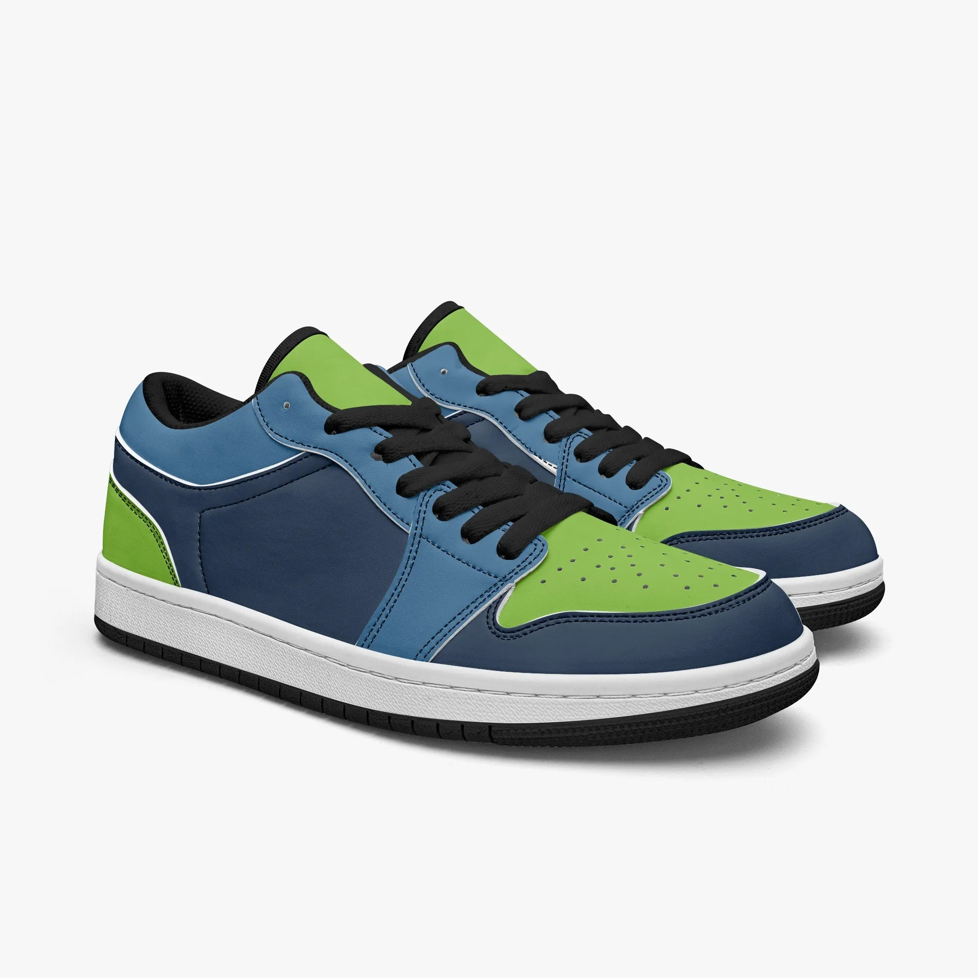 612 Men's Low-Top Leather Basketball Shoes by Niche Era