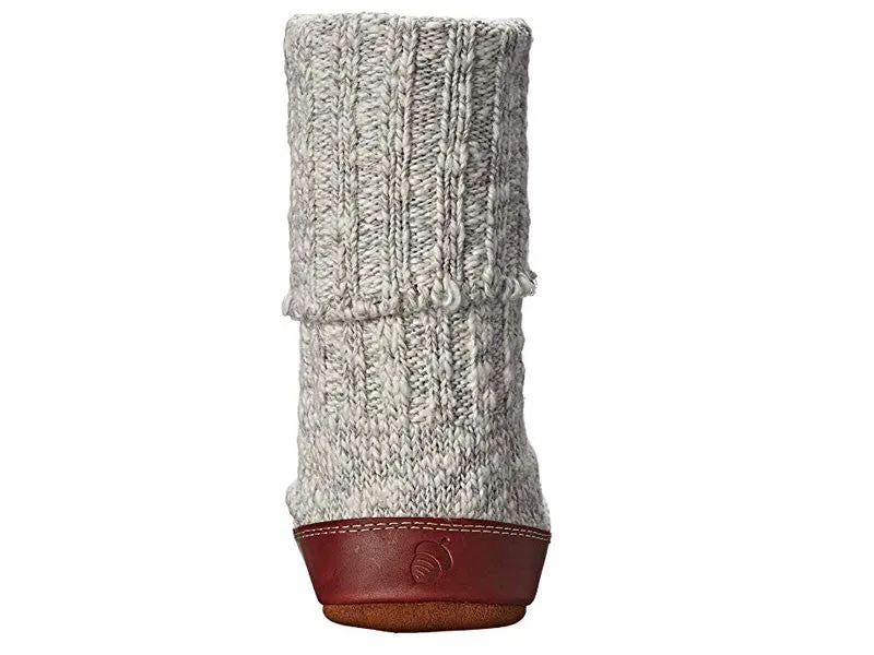 Acorn Grey Ragg Wool - Slipper Socks