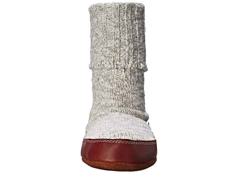 Acorn Grey Ragg Wool - Slipper Socks