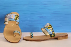 ACQUA MARINA handmade leather Capri Sandal