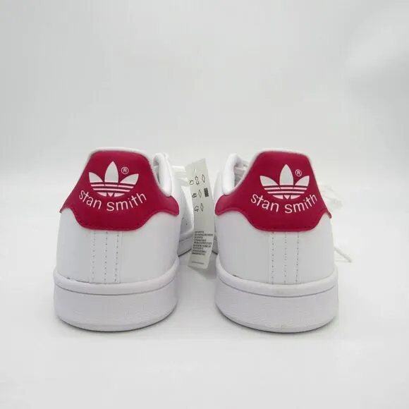 Adidas 'Stan Smith' Girl's Leather Sneakers Size 5 M - White