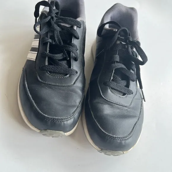 Adidas VS Switch 2 K‎ BC0095 Black-White Shoes Universal Kids Size 5.5 Athletic