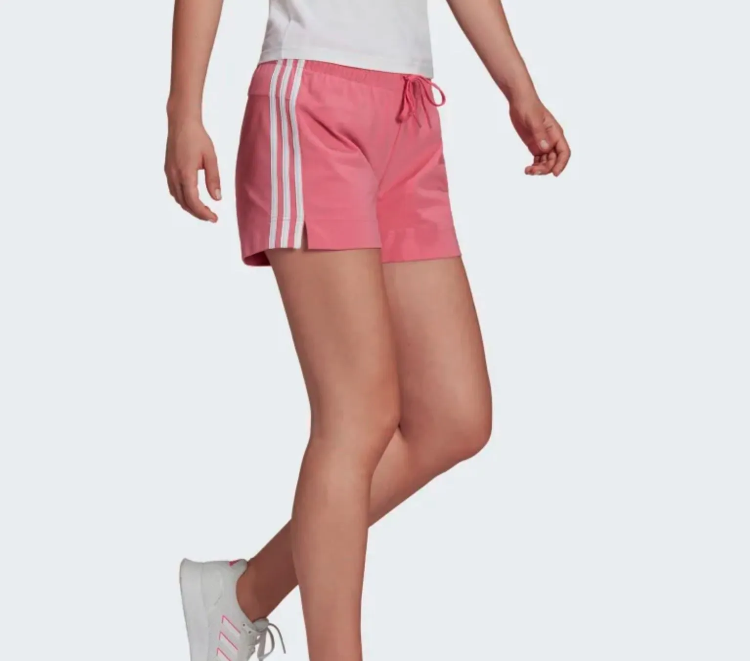 adidas Womens Pink Workout Shorts Running Shorts Size (XS/M/L)