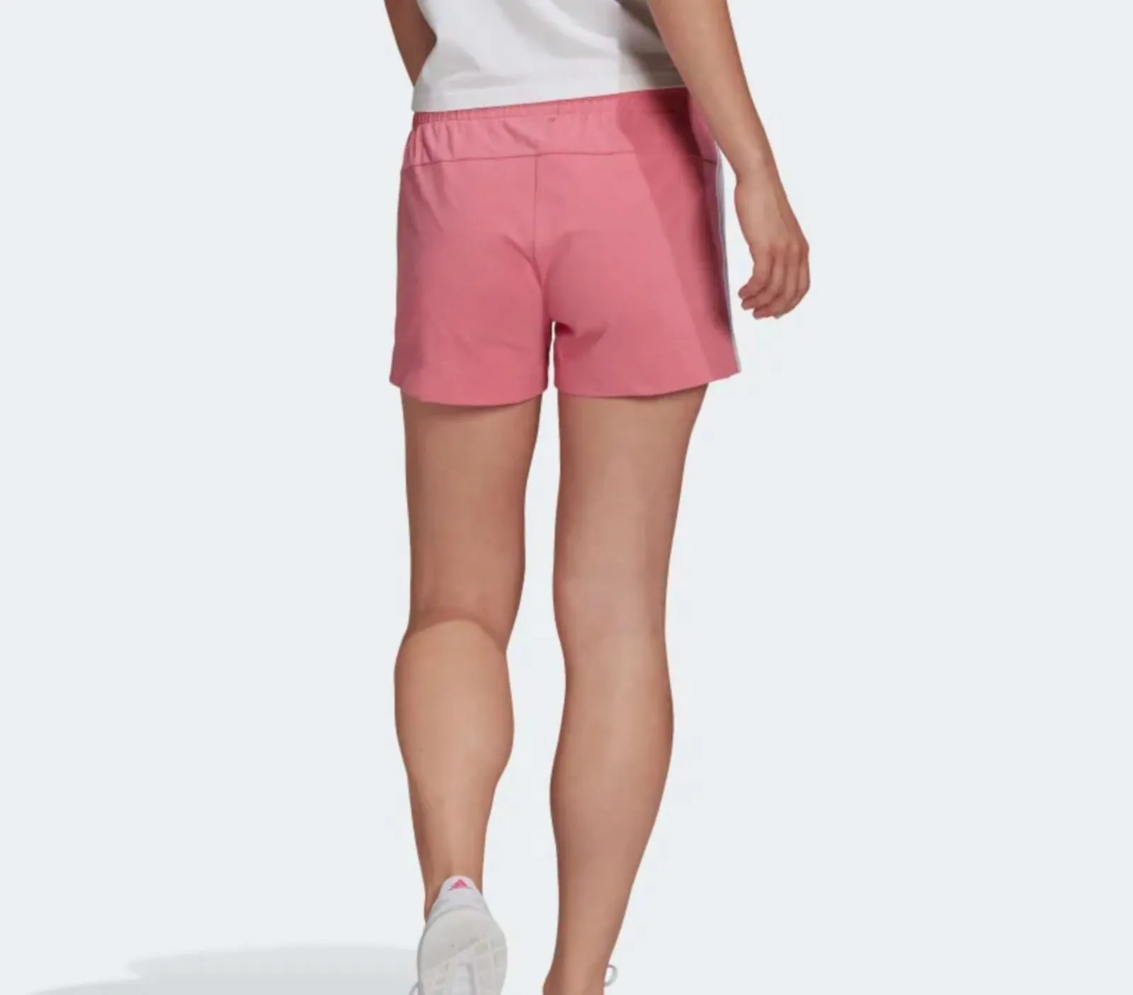 adidas Womens Pink Workout Shorts Running Shorts Size (XS/M/L)
