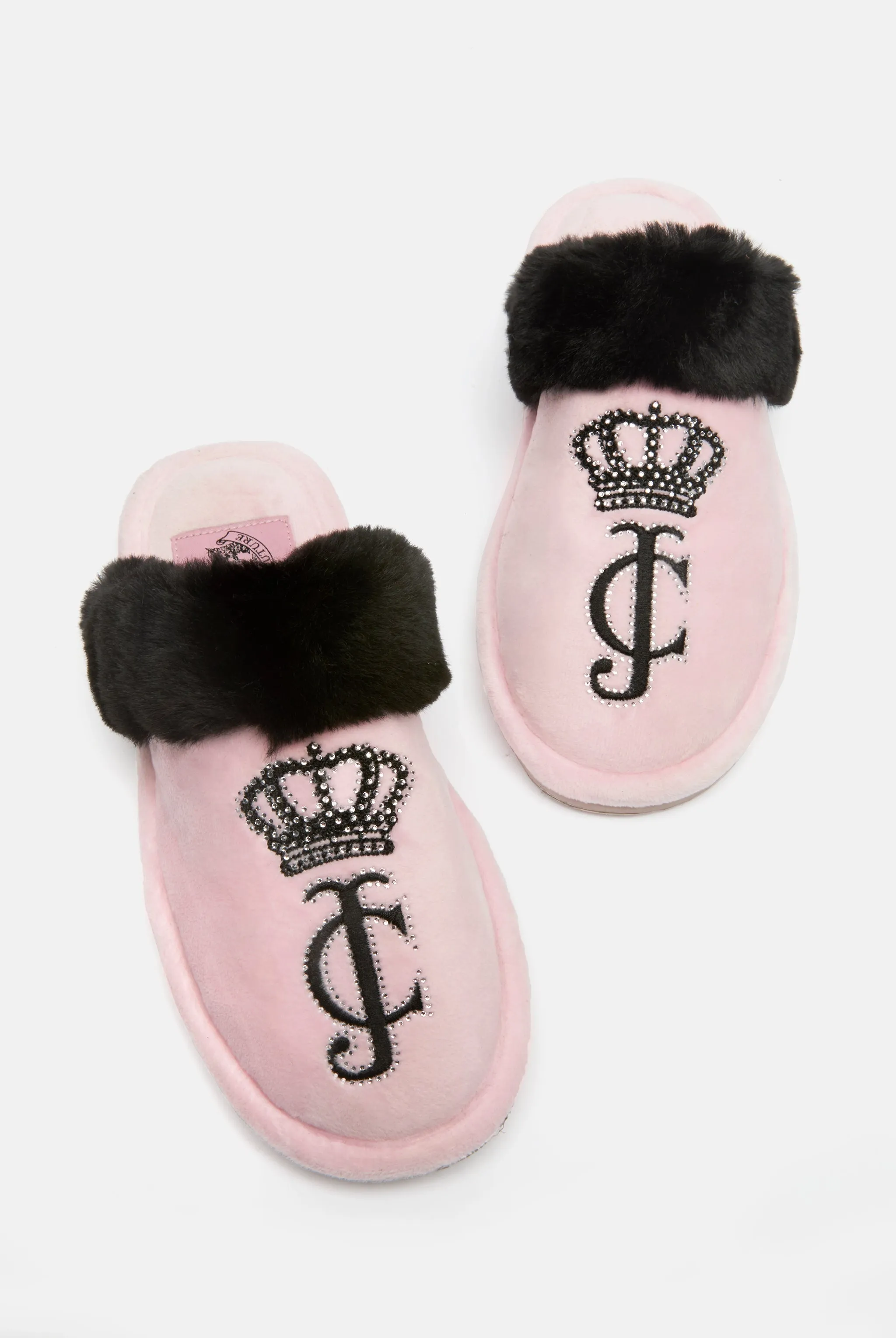 ALMOND BLOSSOM HERITAGE CROWN VELOUR SLIPPER