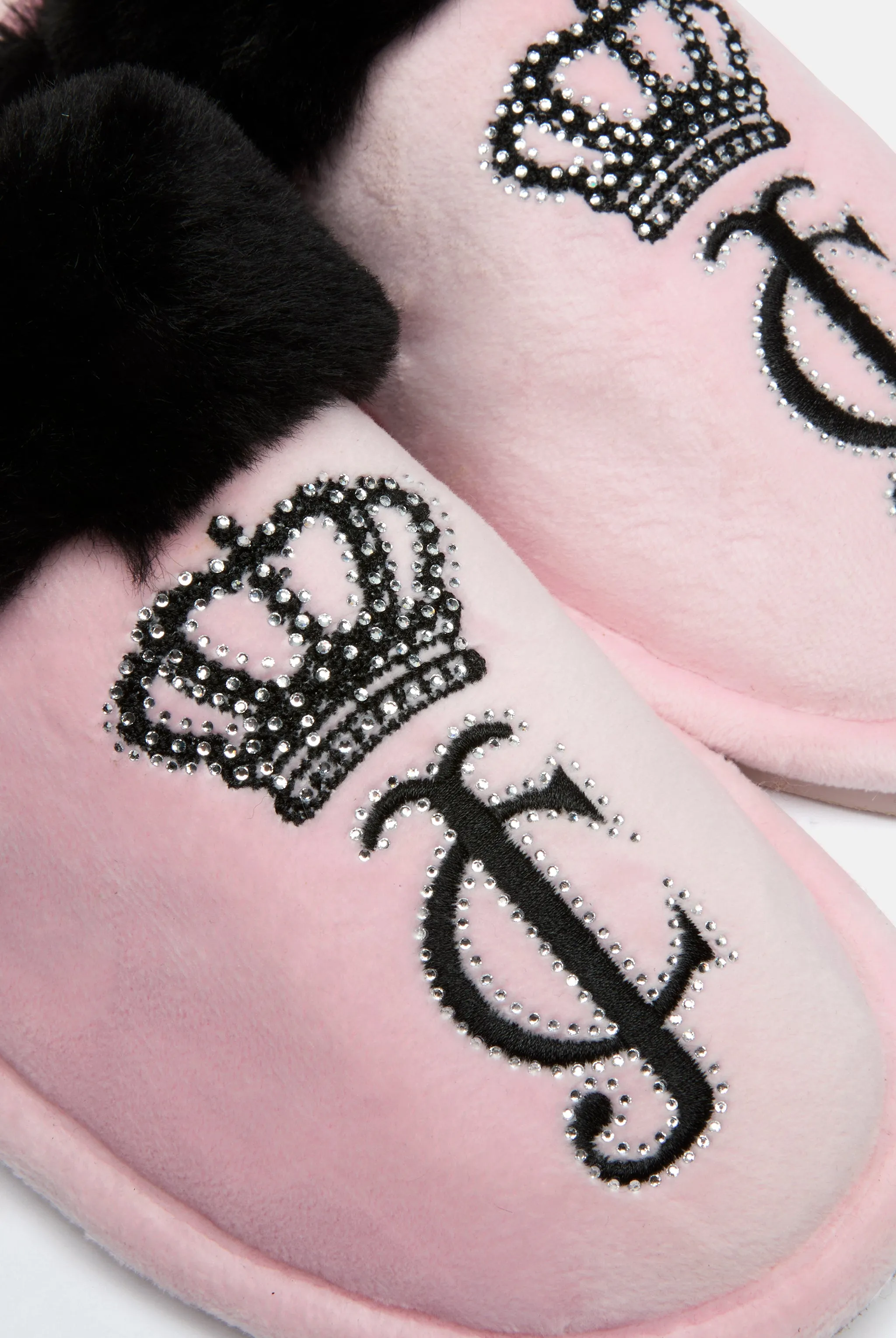 ALMOND BLOSSOM HERITAGE CROWN VELOUR SLIPPER
