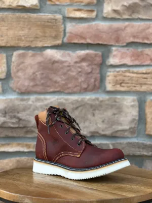 Artillero Burgundy Mil Rayas Work Shoes