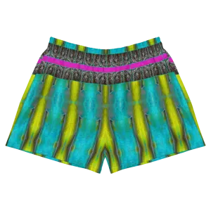 Athletic Shorts (Unisex)(Virilis/Muliebris)(Tree Link Stripe) RJSTH@Fabric#8 RJSTHS2021 RJS