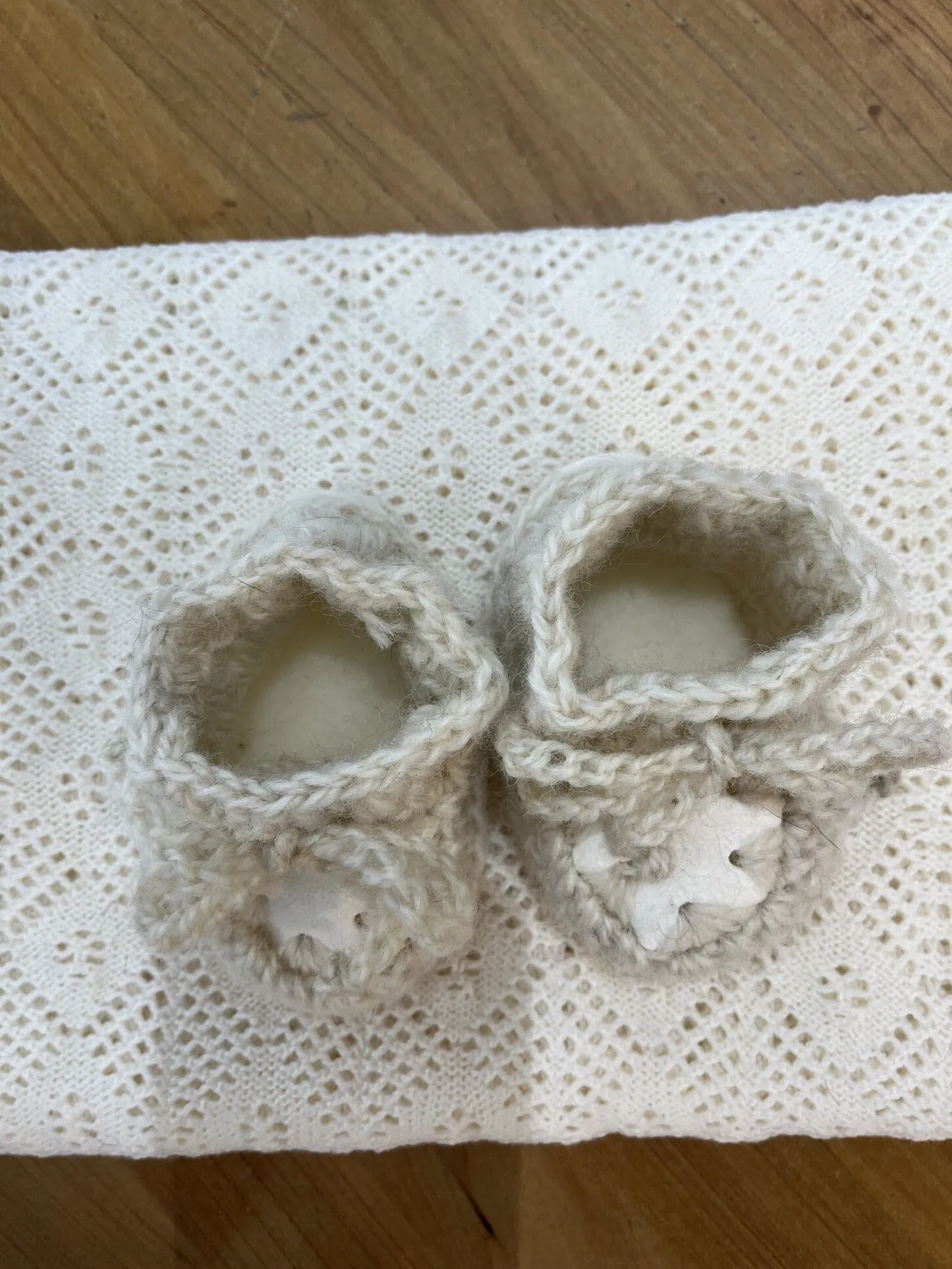 Baby Crochet Slippers 0-6 Months