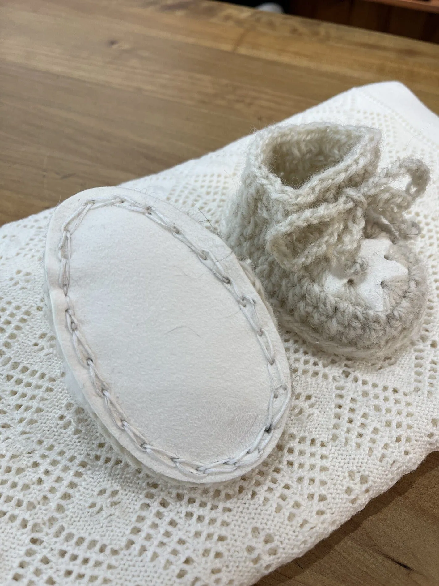 Baby Crochet Slippers 0-6 Months