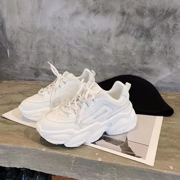 Bella Calf Leather Chunky Sneakers