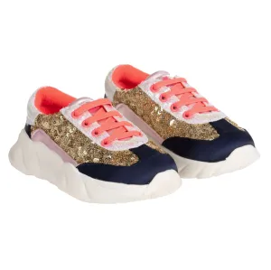 Billieblush Colorblock Glitter Sneakers