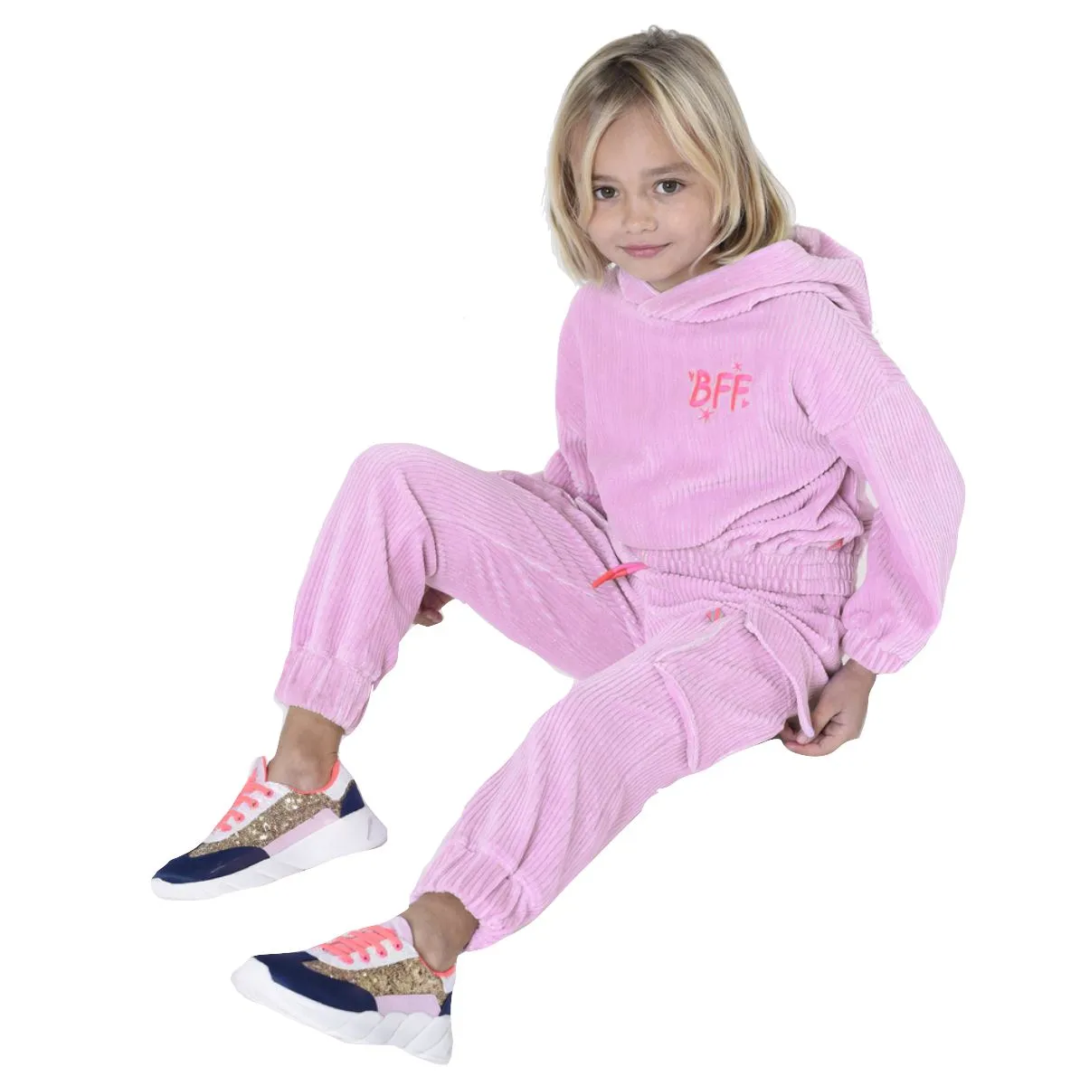 Billieblush Colorblock Glitter Sneakers