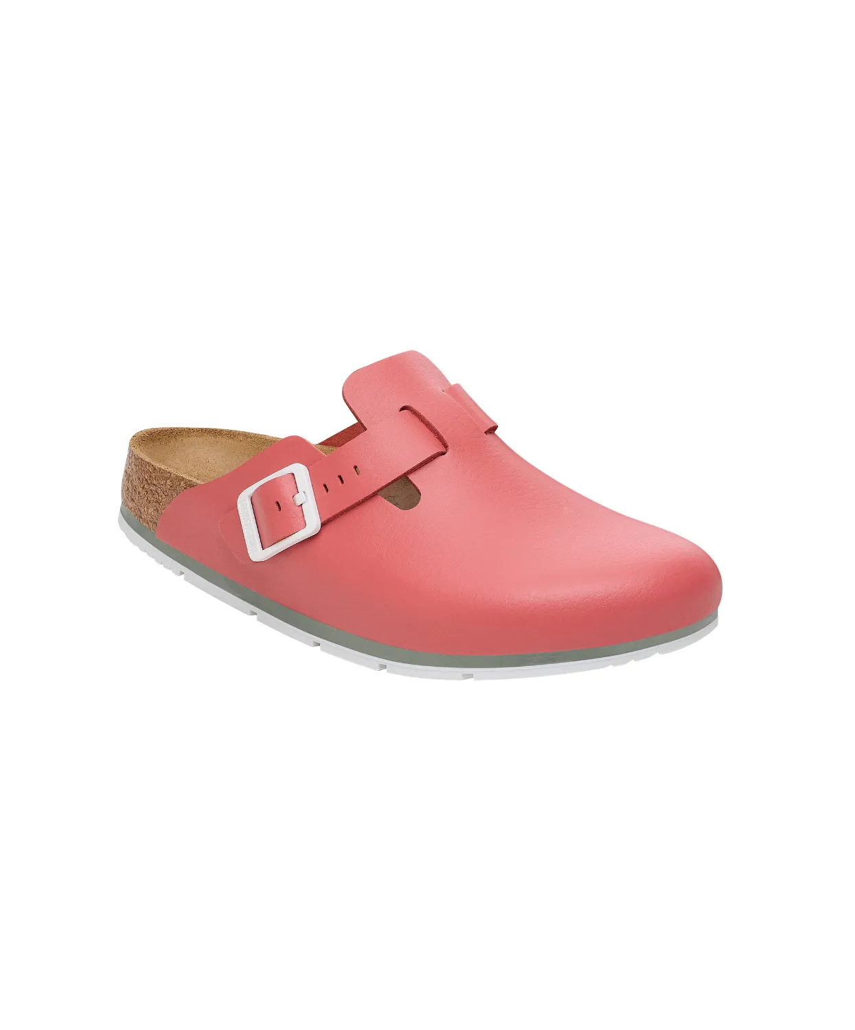 Birkenstock Boston Pro PU Coated/Oiled Leather Mars Red Clogs