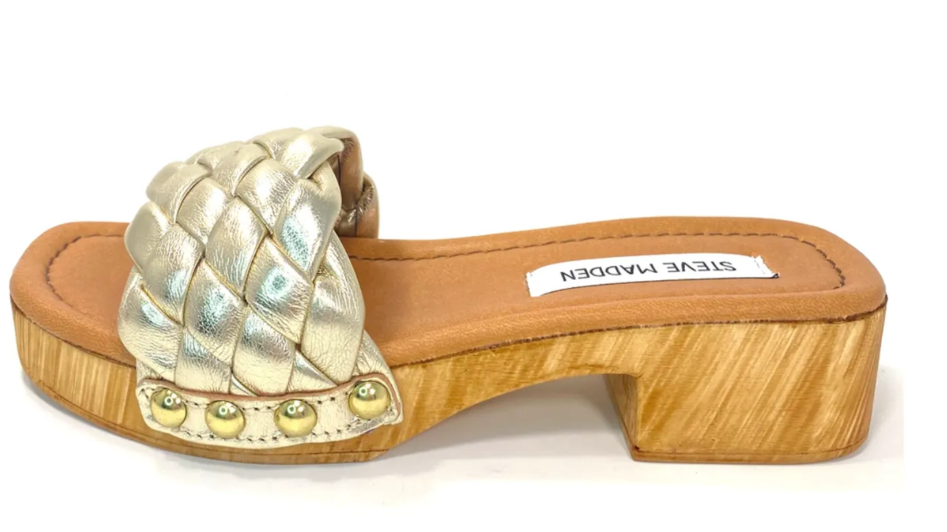 Braided Block Sandal
