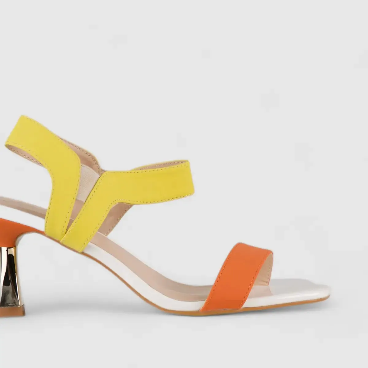 Bulbul Heel Sandal Multi Orange HAR023