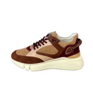 Buscemi Men's Veloce Brown Trio Leather Sneakers