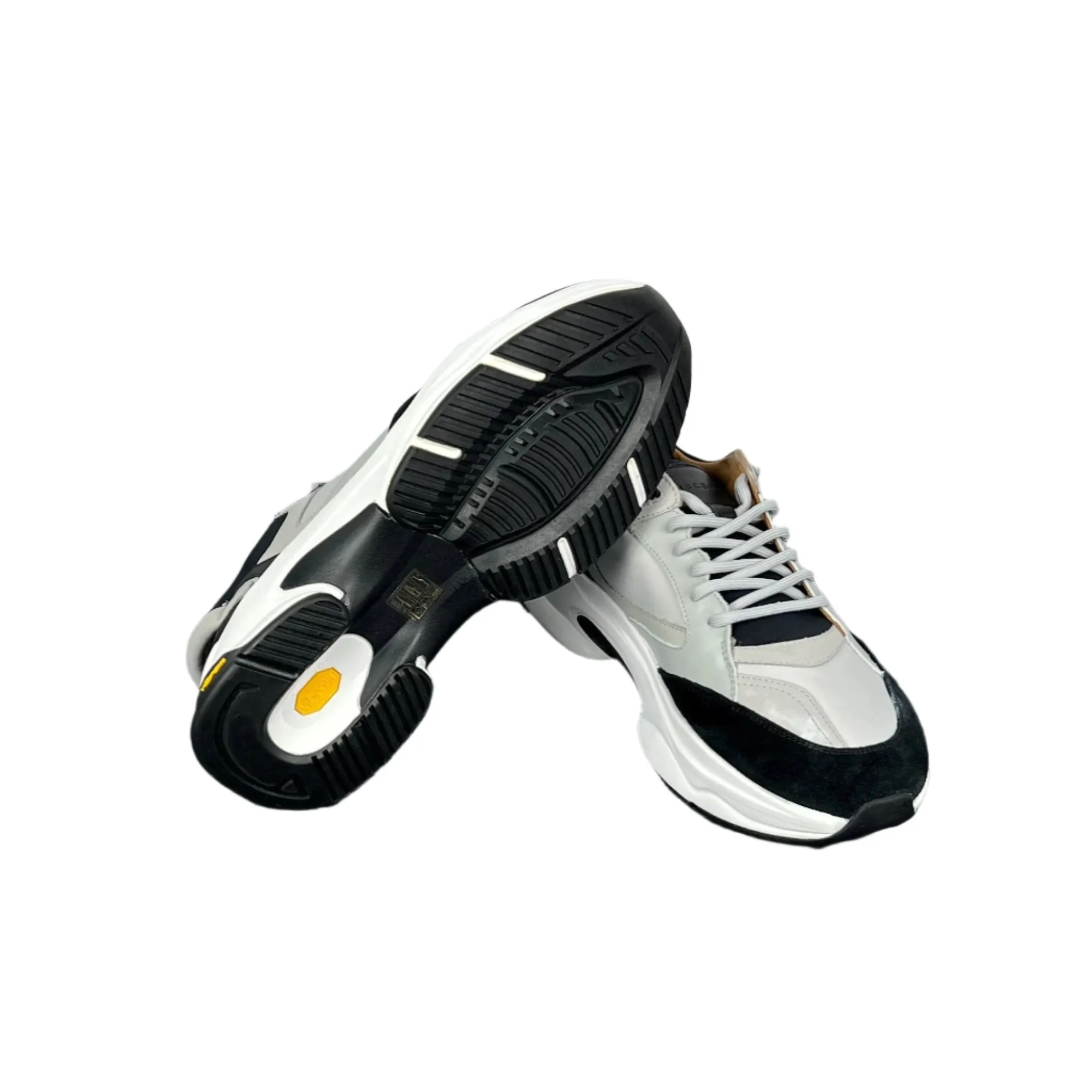 Buscemi Veloce Mix Multi Grey Suede Sneakers