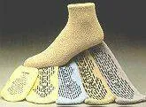 Care-Steps Slipper Socks Adult X-Large Gray Above the Ankle, 80106 - Pack of 12
