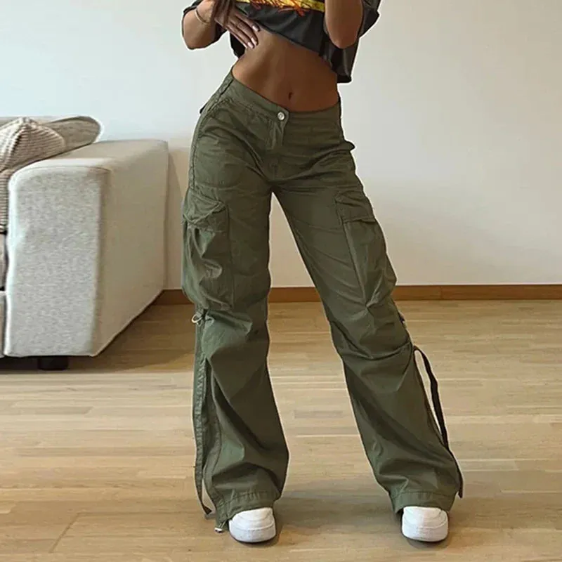 Cargo Pants – Drawstring Hem – Urban Streetwear Vibe