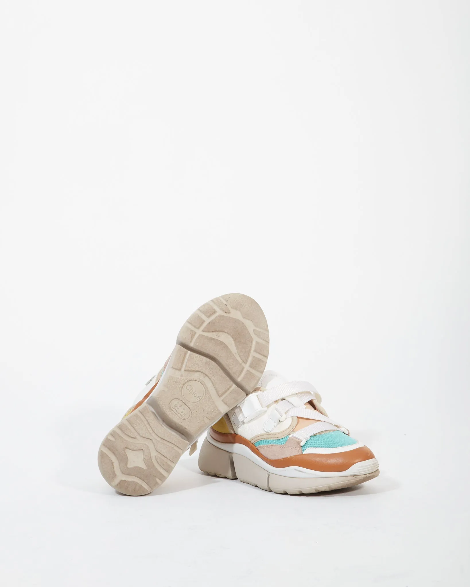 Chloé Multi Color White Chunky Sneaker - 35