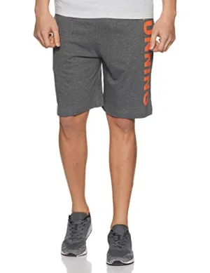 Chromozome Men's Track Pants (N-169 Running Shorts_Charcoal_L)