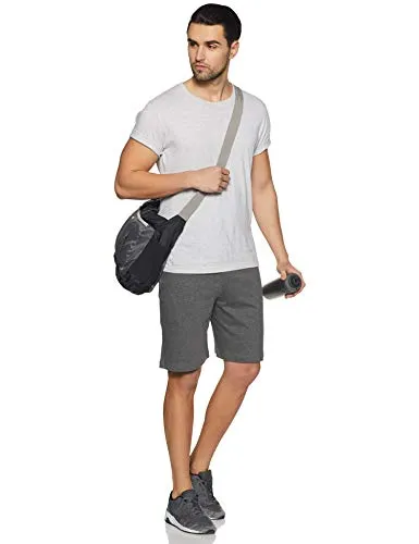 Chromozome Men's Track Pants (N-169 Running Shorts_Charcoal_L)
