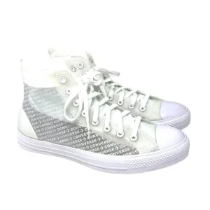 Converse Men's Size 165609C CTAS HI TRANSLUCENT WHITE Canvas Synthetic Sneakers